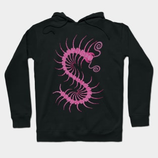 Pink Sapphire Centipede Hoodie